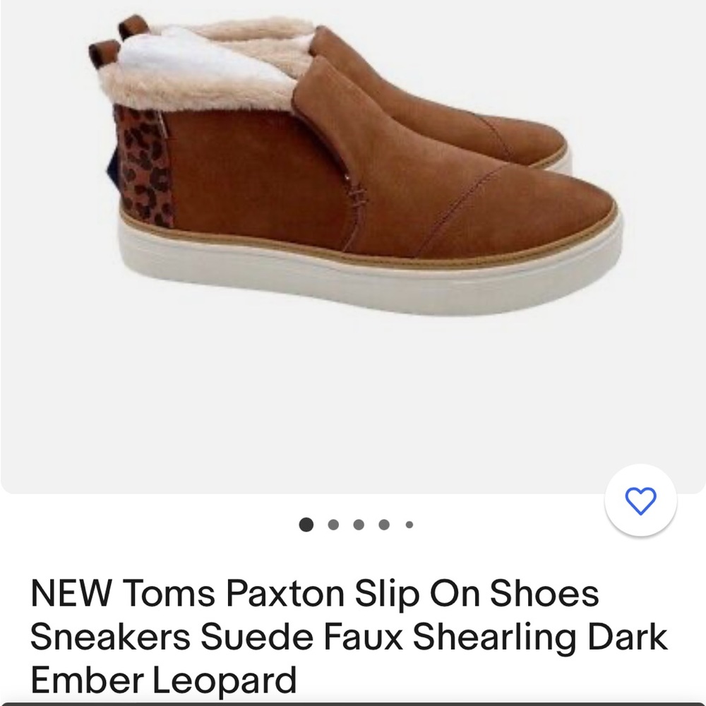 Toms slip on booties Never worn /New